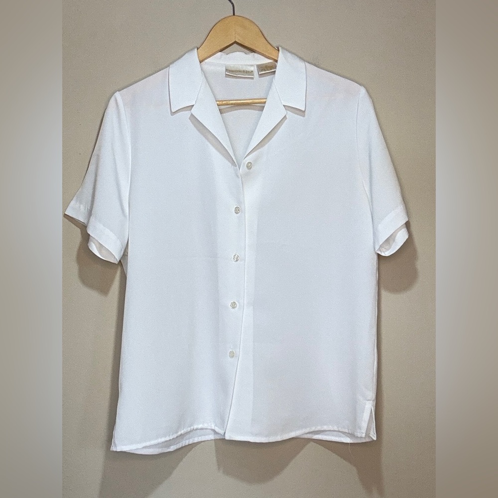 Elegant White Women's Blouse